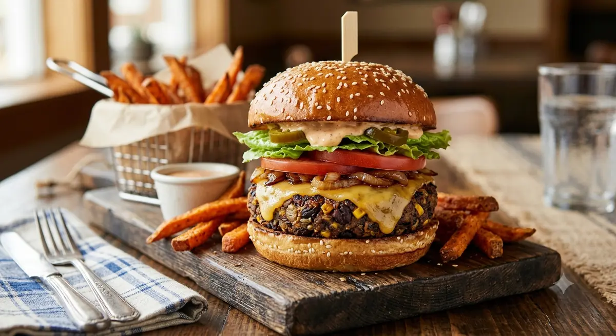 Savory Black Bean Burger